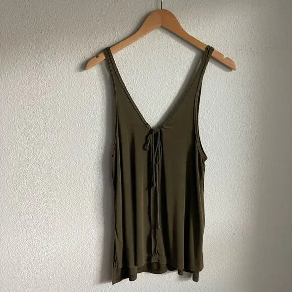 Free People Olive Green Tank Top - Picture 9 of 10